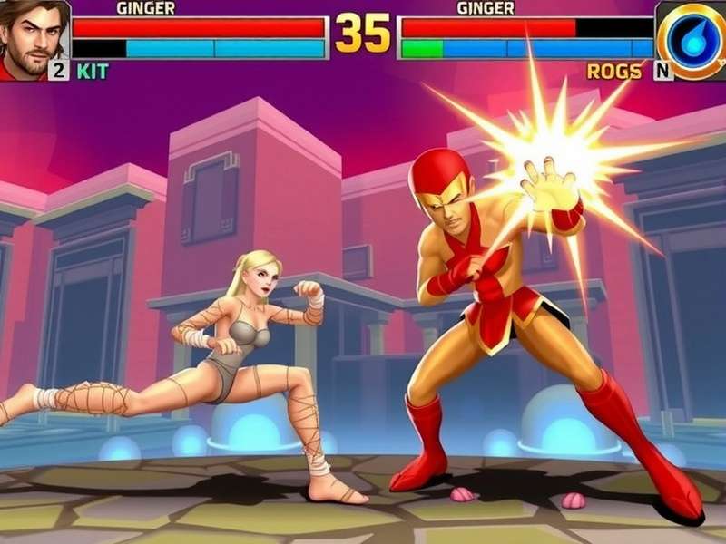 Ginger Fighting King Game Screenshot